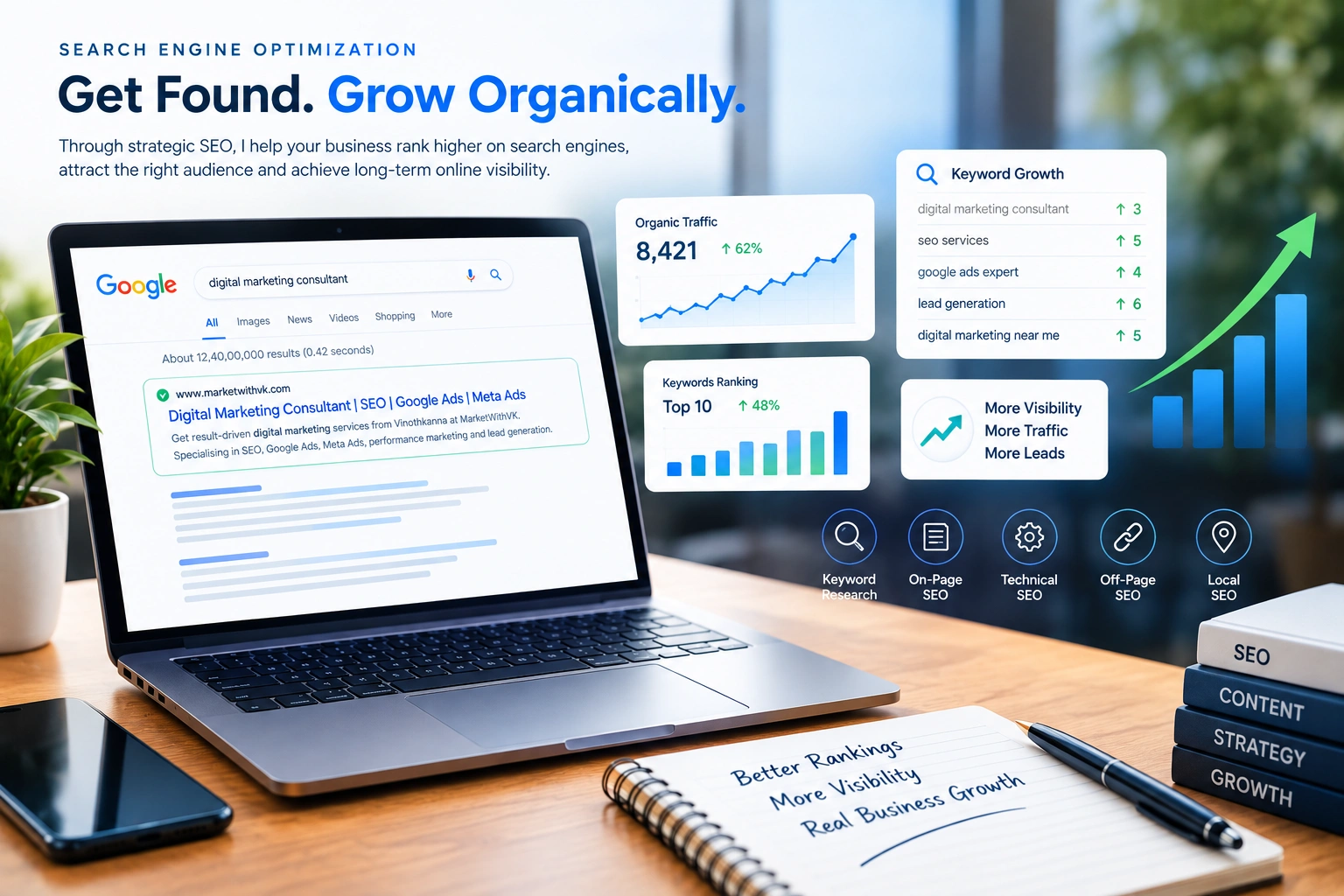 SEO and search engine visibility - MarketWithVK